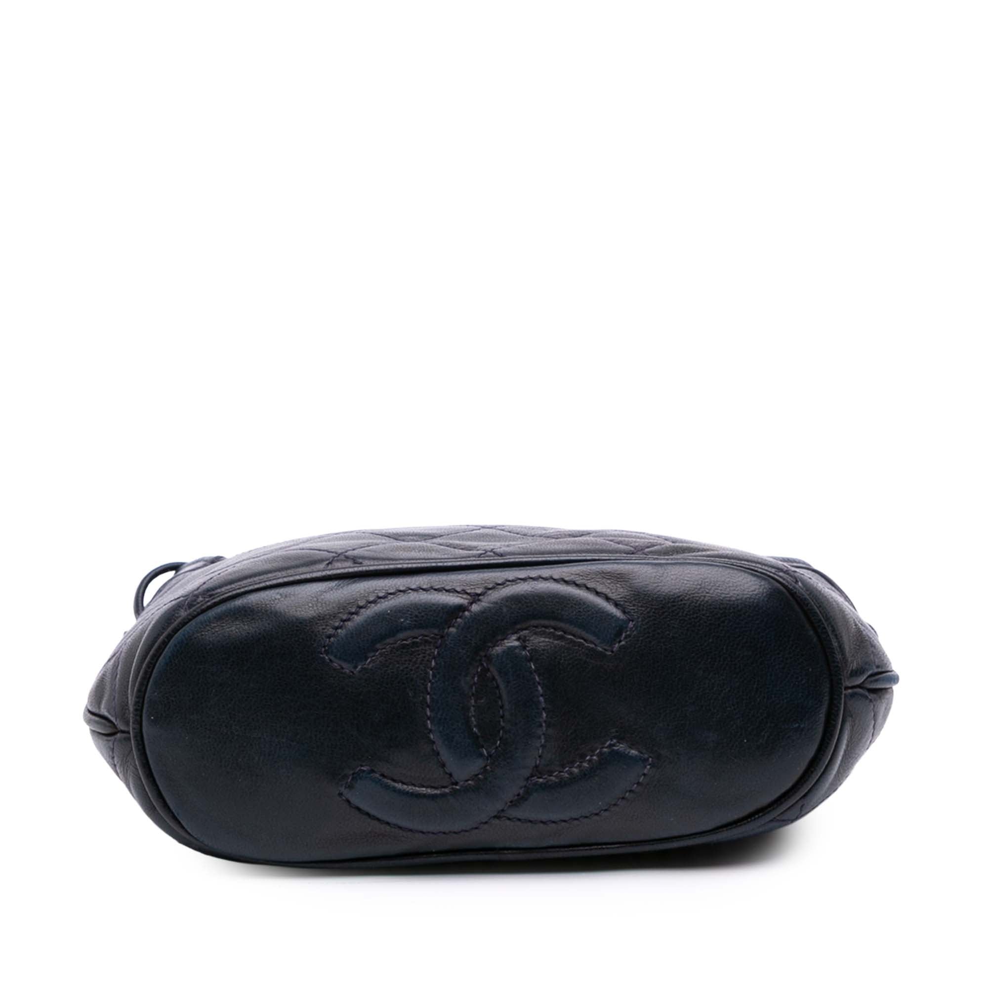 CC Quilted Lambskin Tassel Crossbody