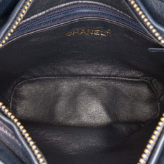 CC Quilted Lambskin Tassel Crossbody
