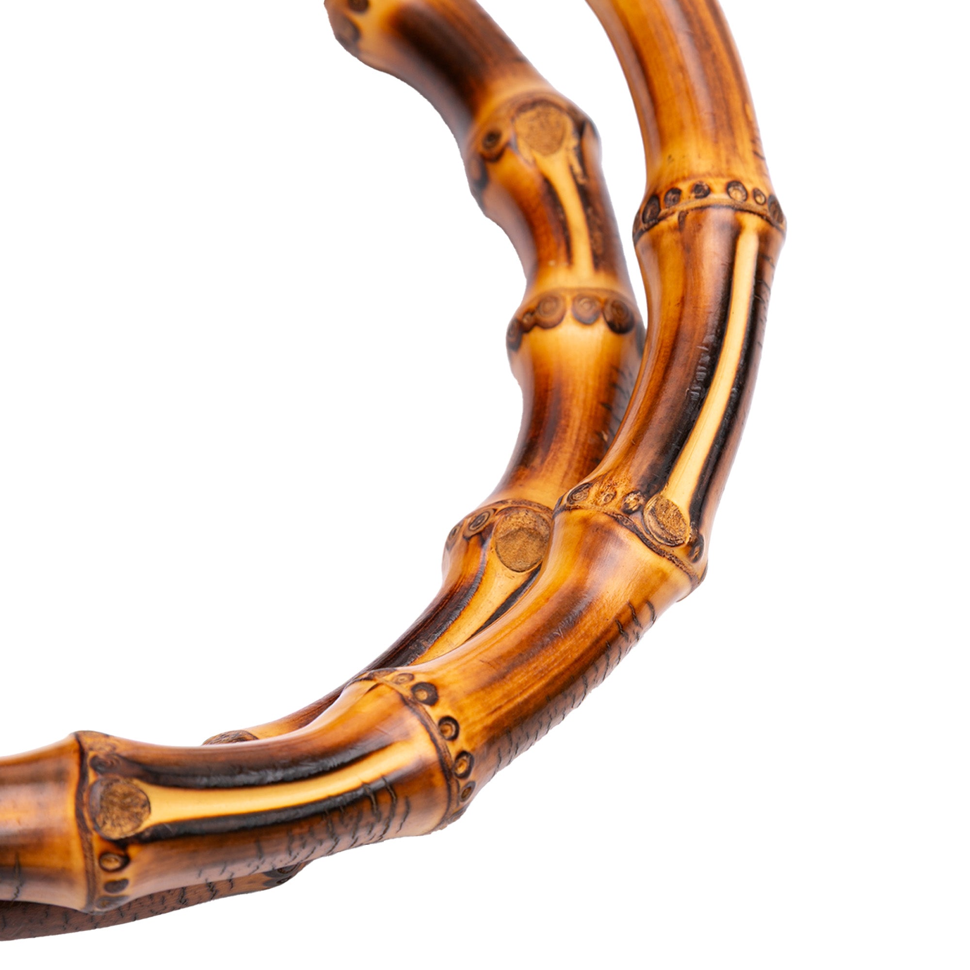 Medium Calfskin Bamboo Shopper Satchel