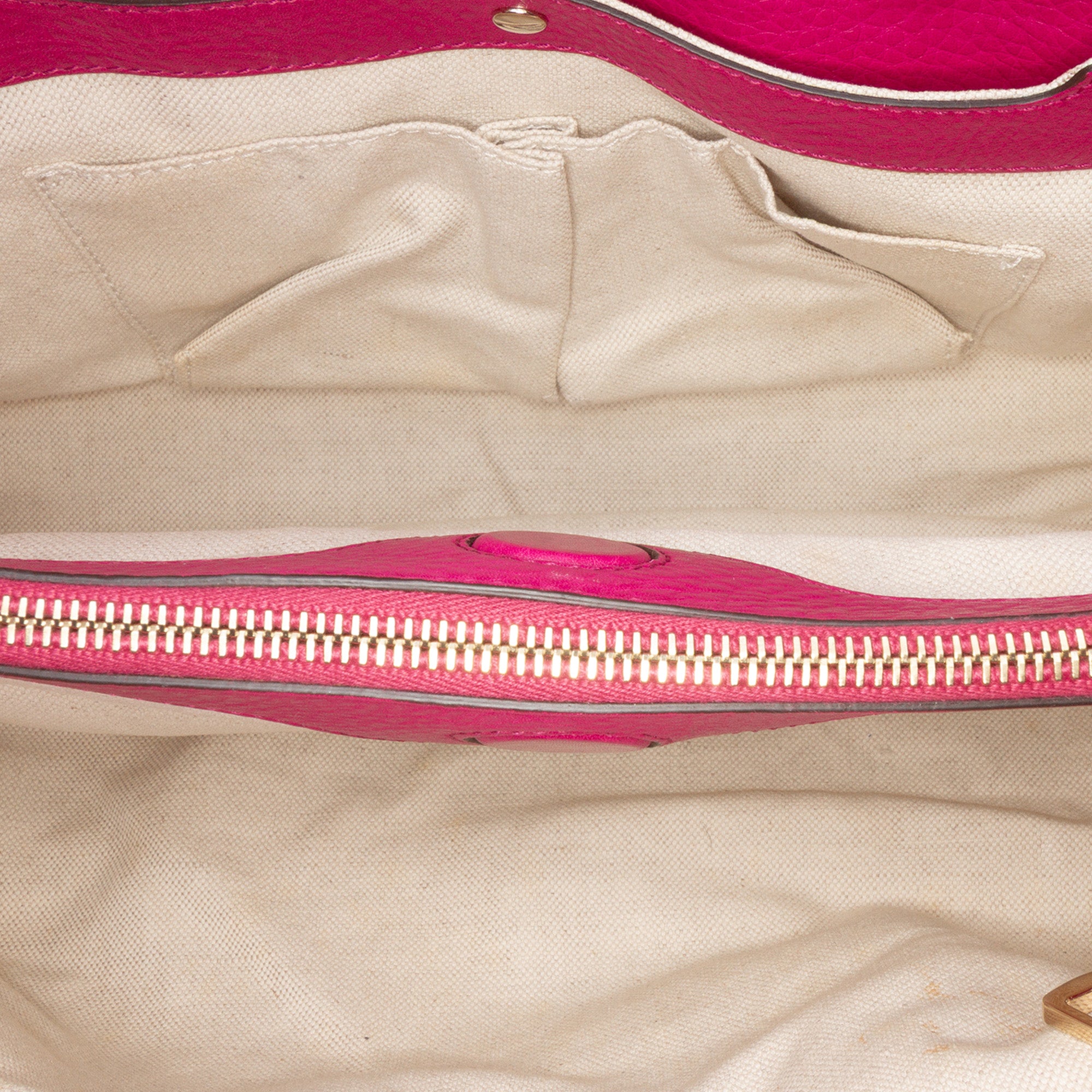 Medium Calfskin Bamboo Shopper Satchel