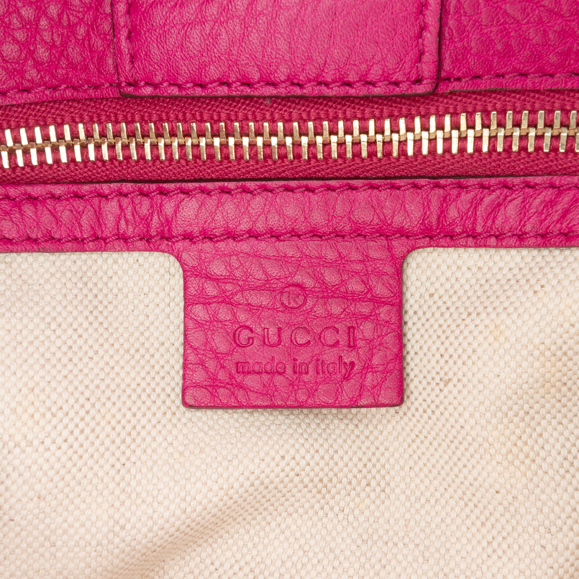 Medium Calfskin Bamboo Shopper Satchel