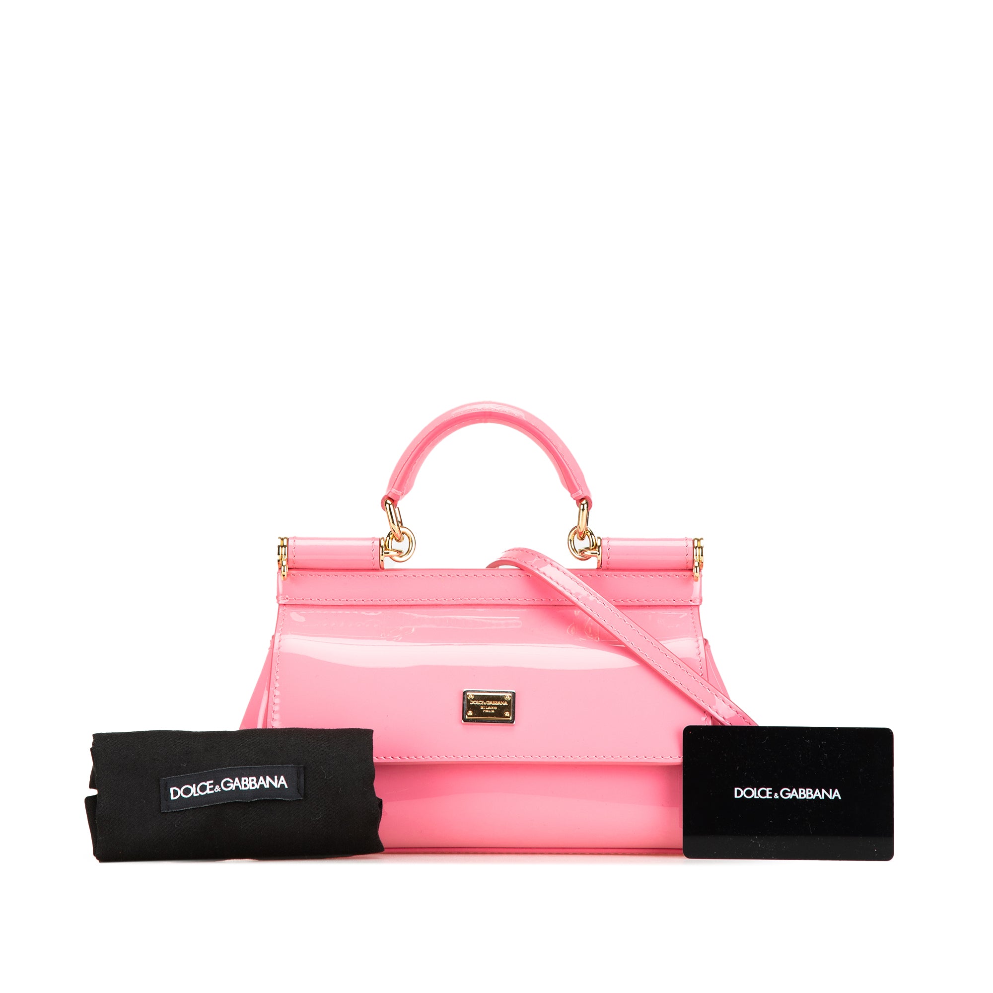 Mini Miss Sicily Patent Satchel