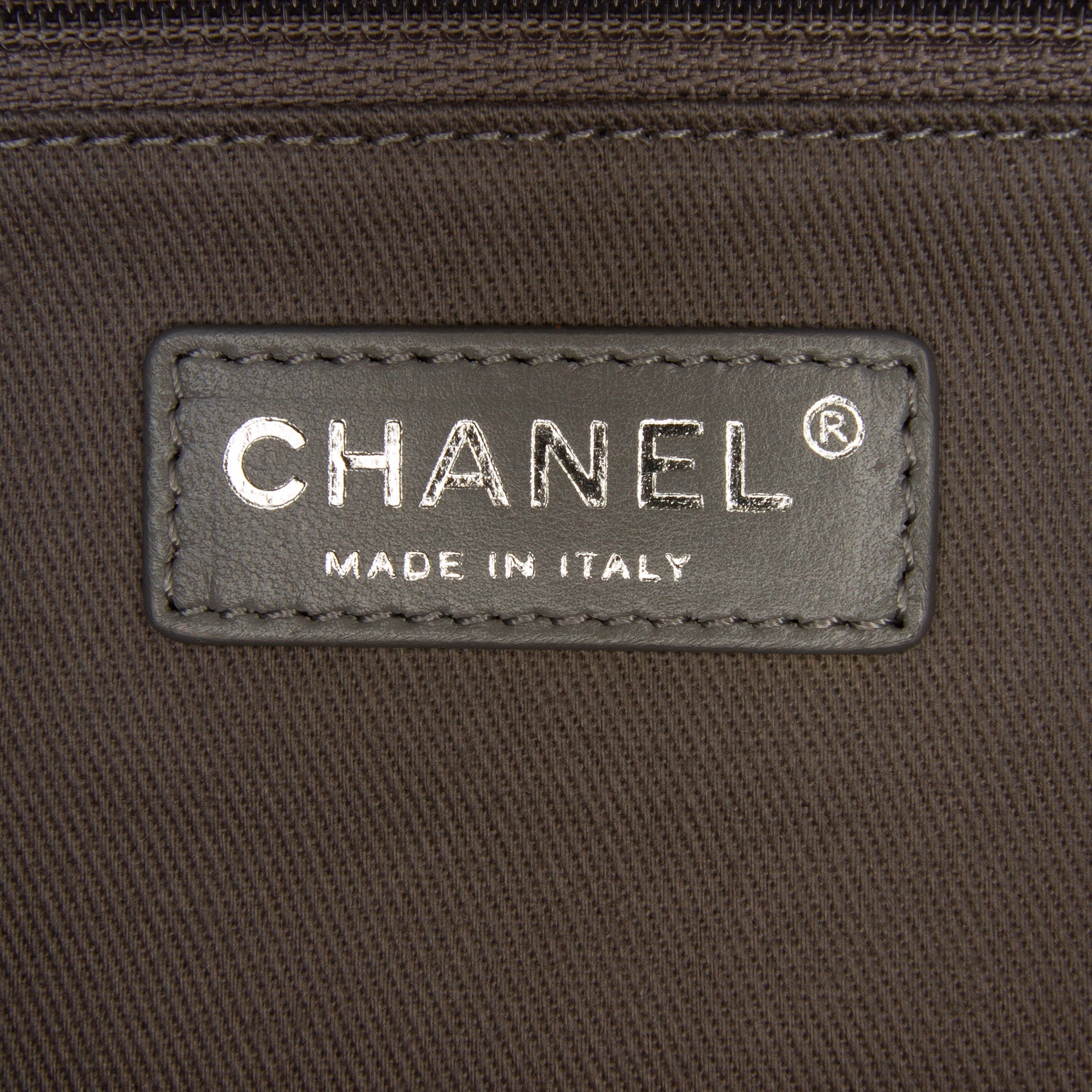 Large Quilted Iridescent Calfskin Coco Daily Flap