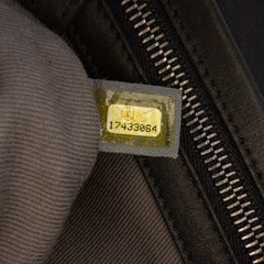 Large Quilted Iridescent Calfskin Coco Daily Flap