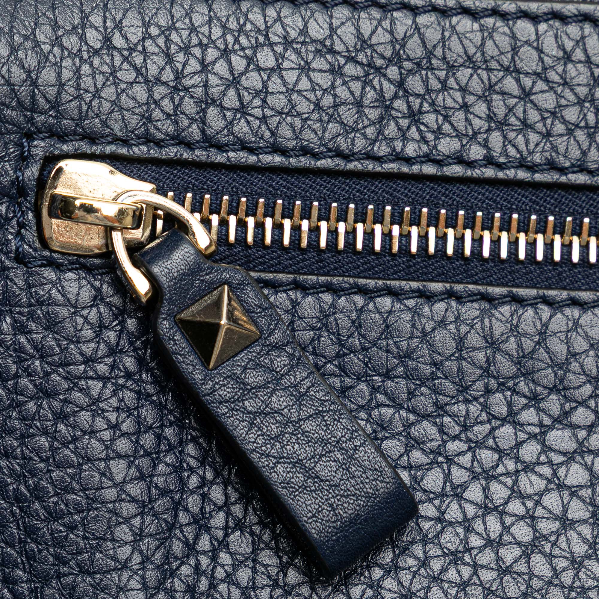 Grained Calfskin Rockstud Belt Bag