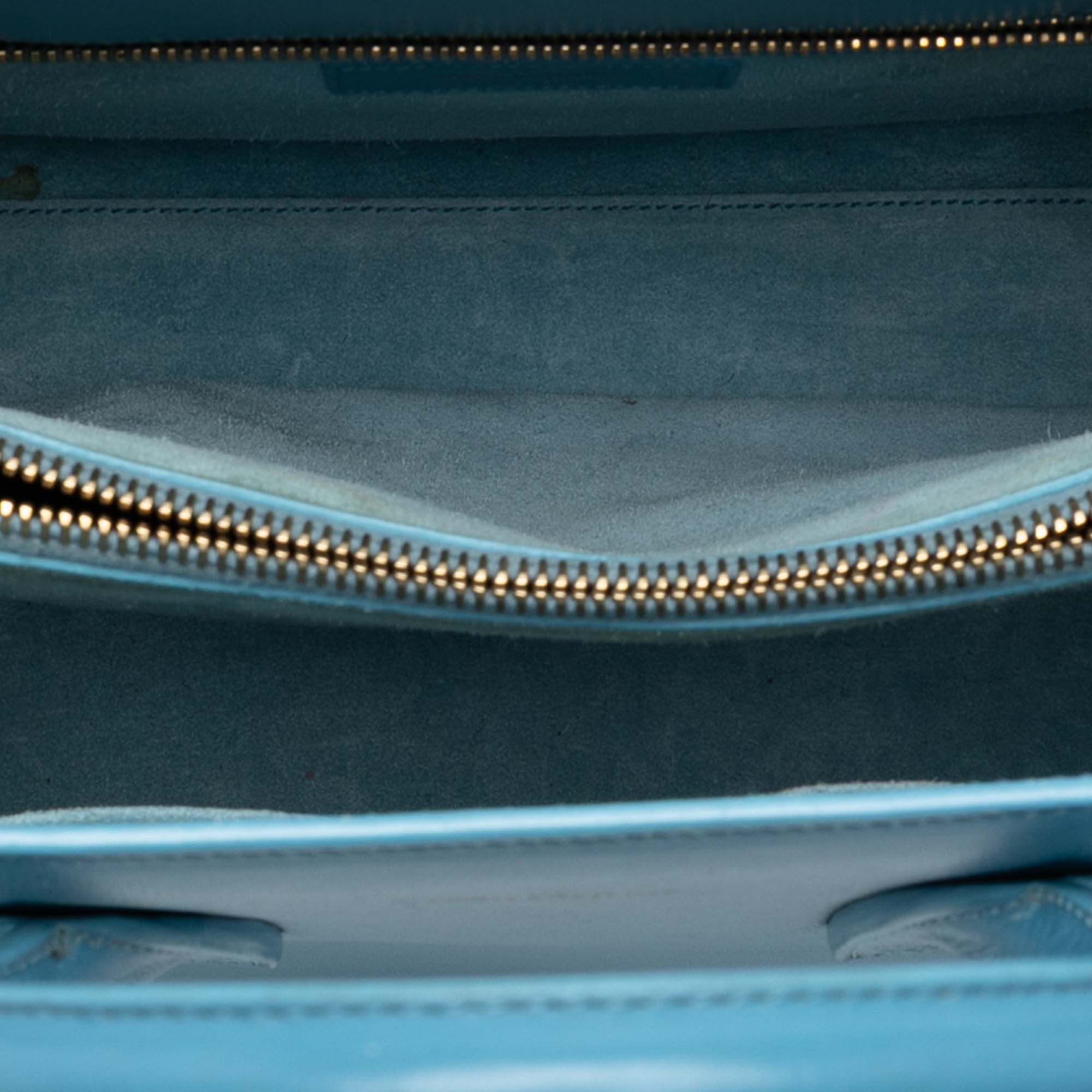 Small Leather Sac De Jour Satchel