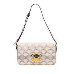 Triomphe Coated Canvas Claude Shoulder Bag