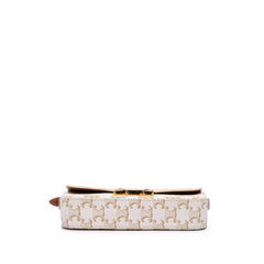 Triomphe Coated Canvas Claude Shoulder Bag