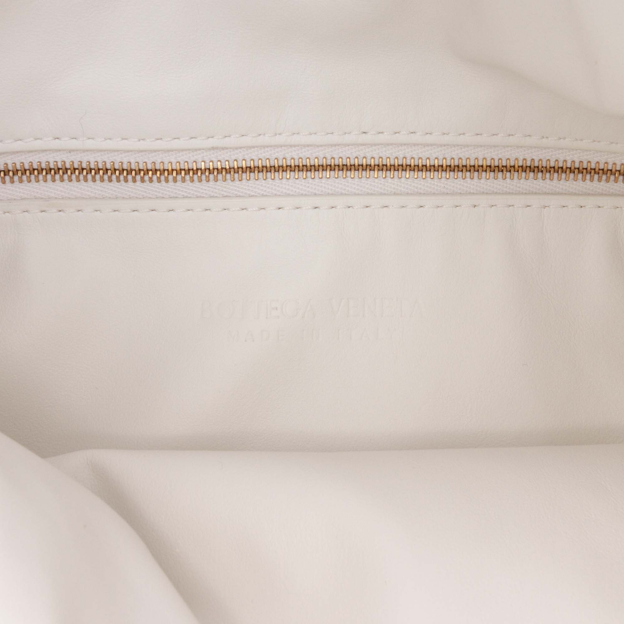 Small Calfskin Intrecciato Hop Hobo