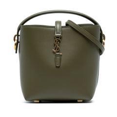 Mini Shiny Calfskin Le 37 Bucket Bag