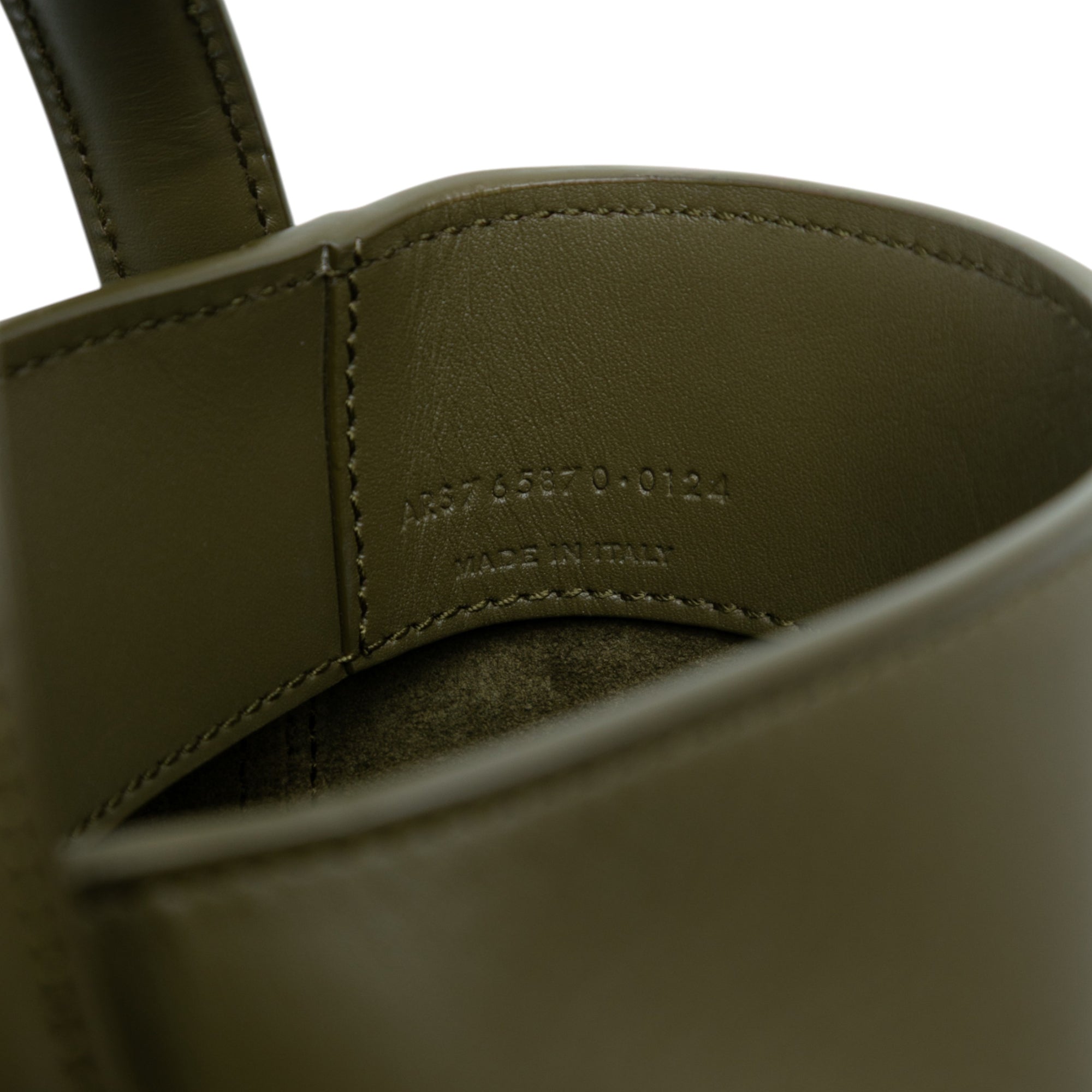 Mini Shiny Calfskin Le 37 Bucket Bag