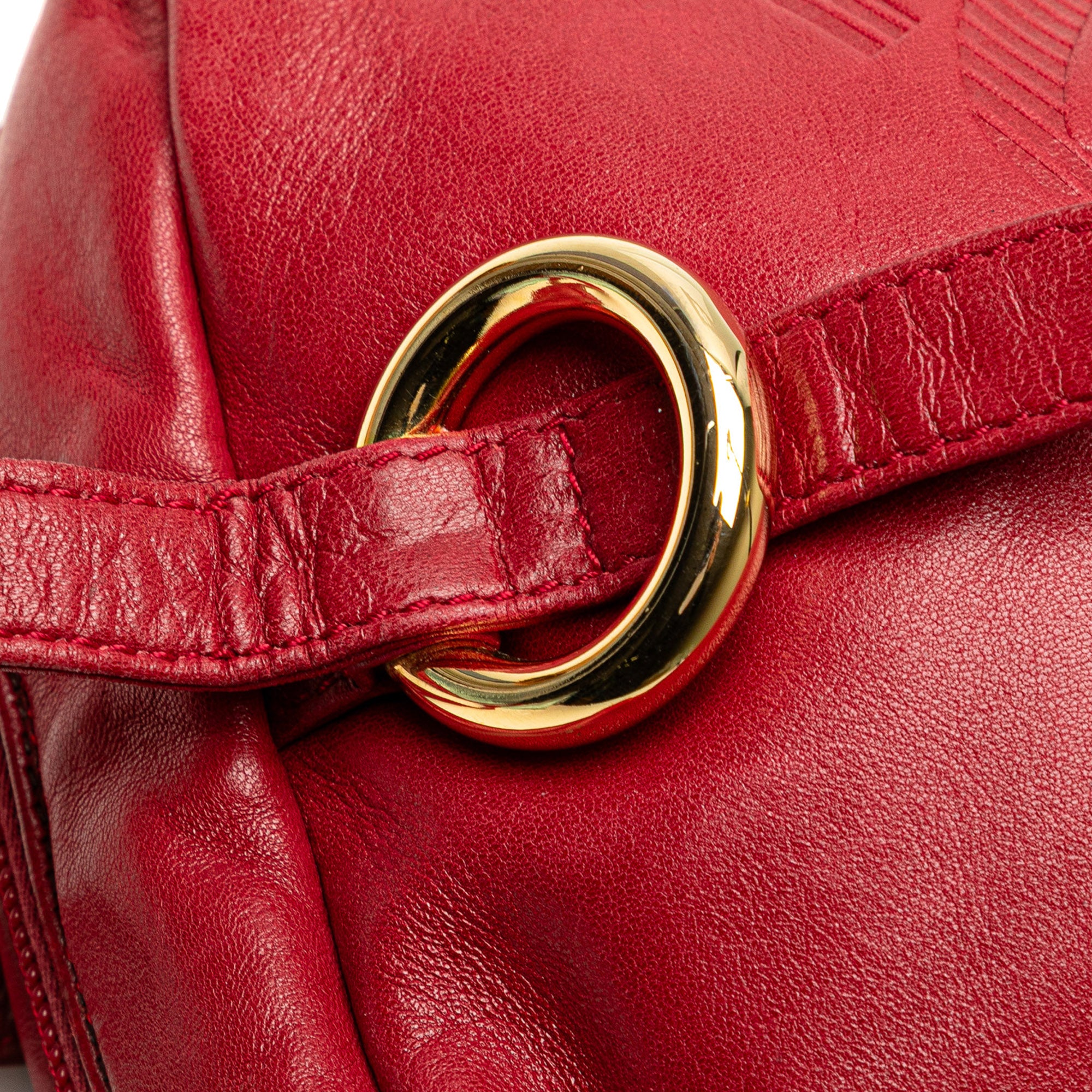 Leather Anagram Crossbody