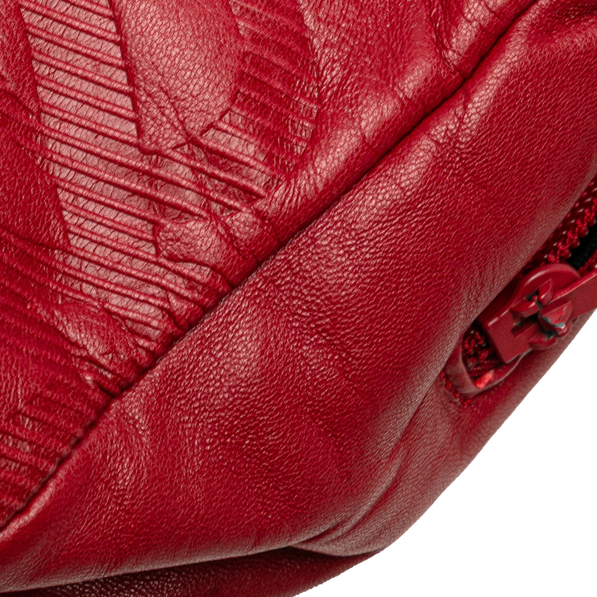 Leather Anagram Crossbody