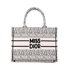 Medium Miss Dior Allover Embroidery Book Tote