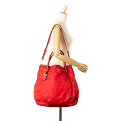 Vitello Daino Trimmed Tessuto Satchel