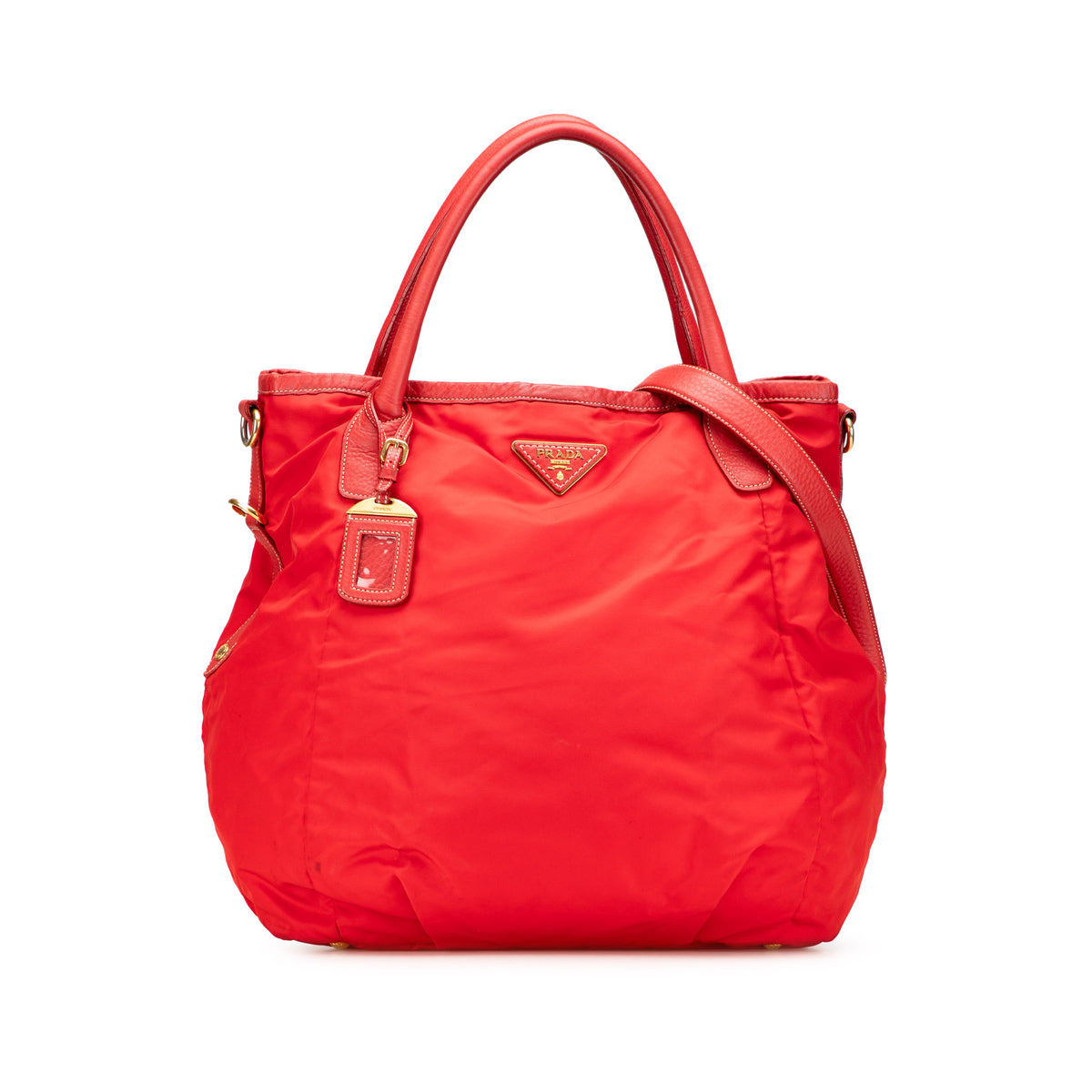 Vitello Daino Trimmed Tessuto Satchel