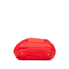 Vitello Daino Trimmed Tessuto Satchel