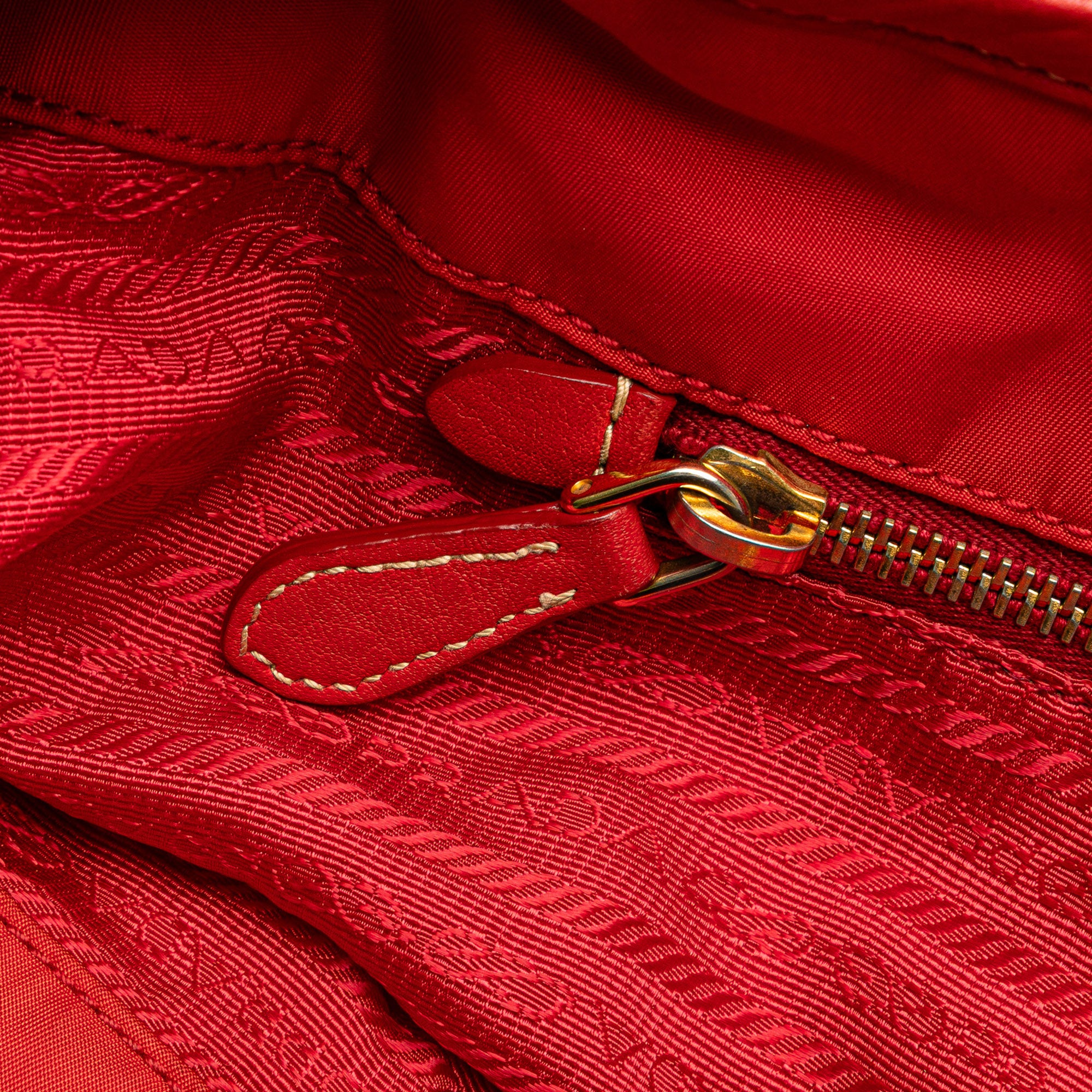 Vitello Daino Trimmed Tessuto Satchel