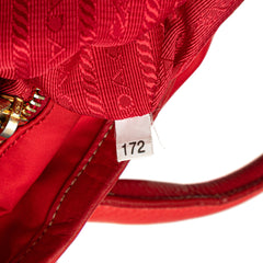 Vitello Daino Trimmed Tessuto Satchel