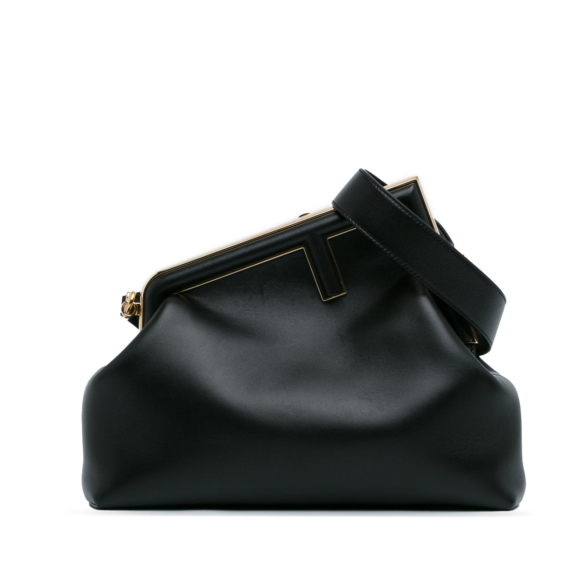 Medium Leather Fendi First Shoulder Bag