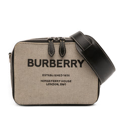 Canvas Horseferry Print Crossbody