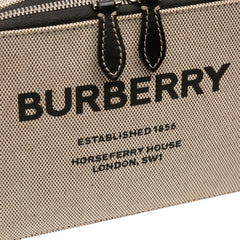 Canvas Horseferry Print Crossbody
