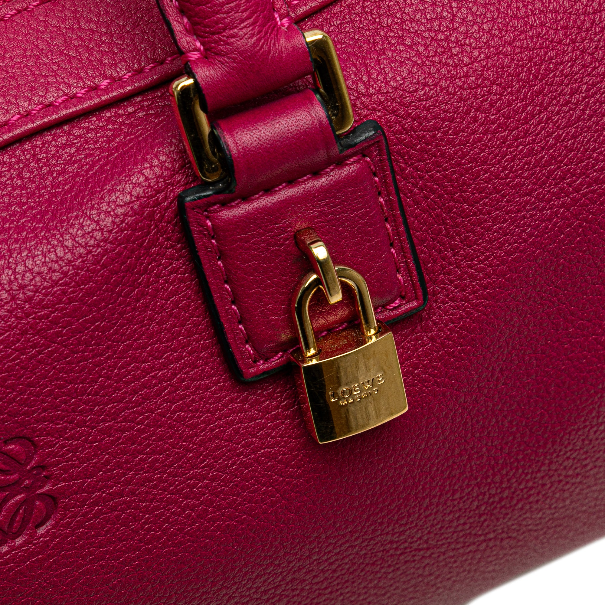 Anagram Leather Satchel