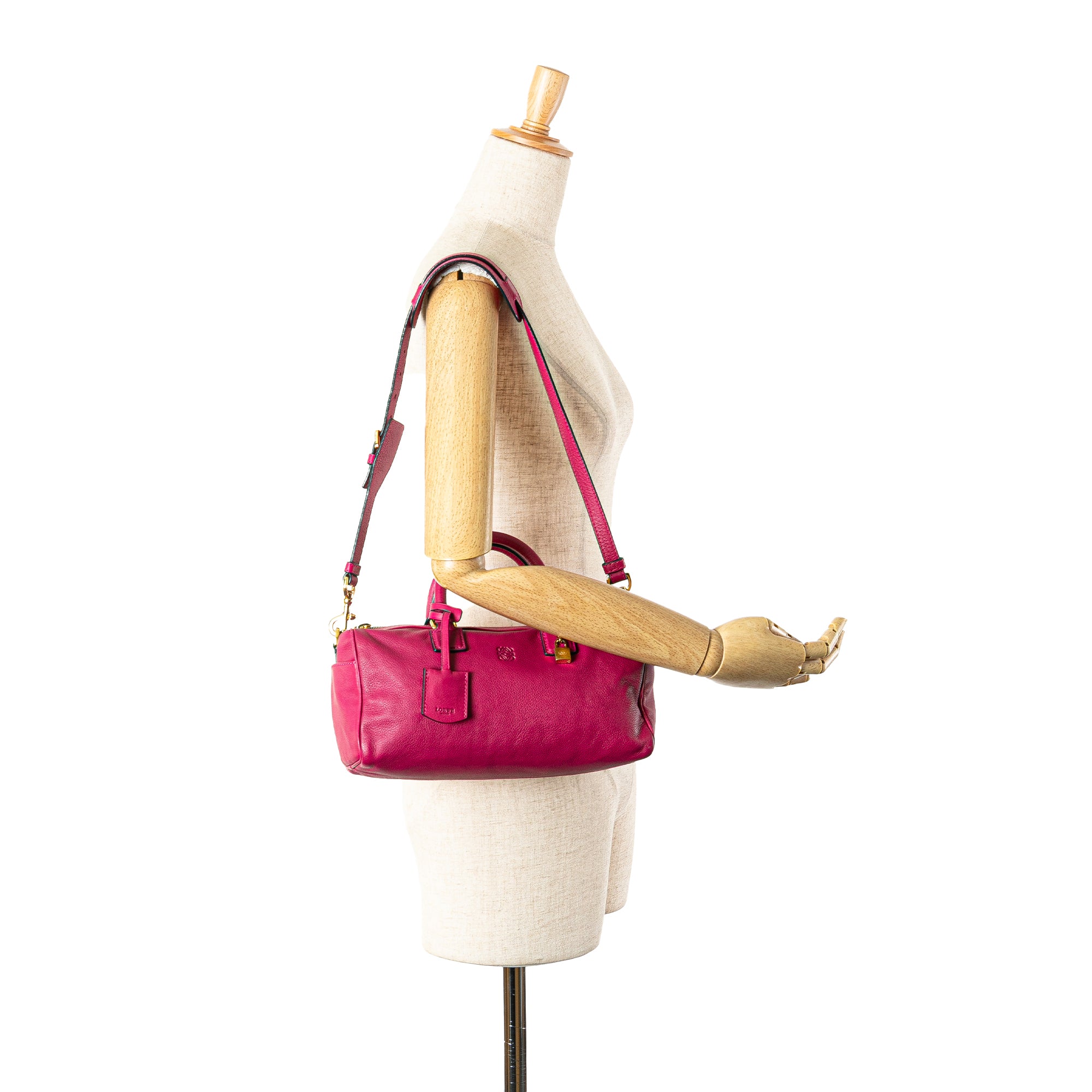 Anagram Leather Satchel