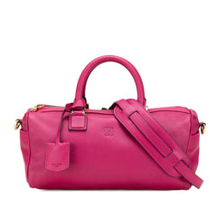 Anagram Leather Satchel