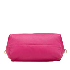Anagram Leather Satchel