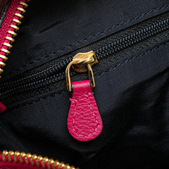 Anagram Leather Satchel