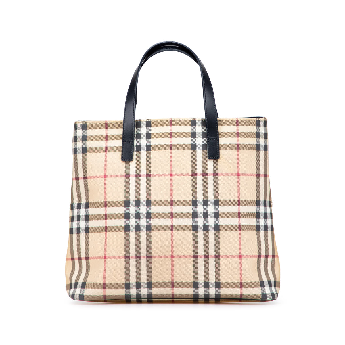 House Check Canvas Tote