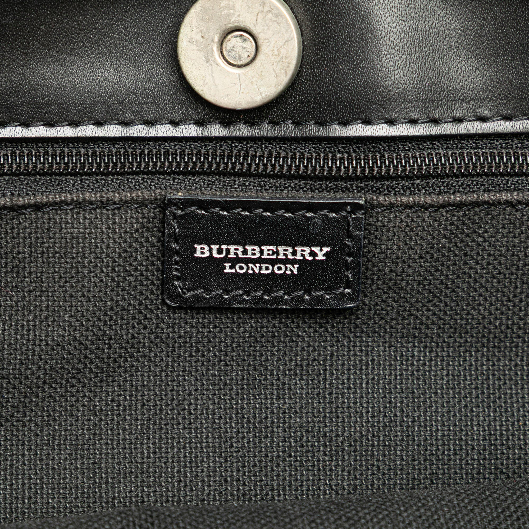 House Check Canvas Tote