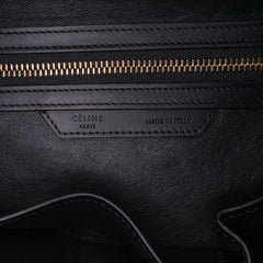 Micro Tricolor Felt Wool and Calfskin Luggage Tote
