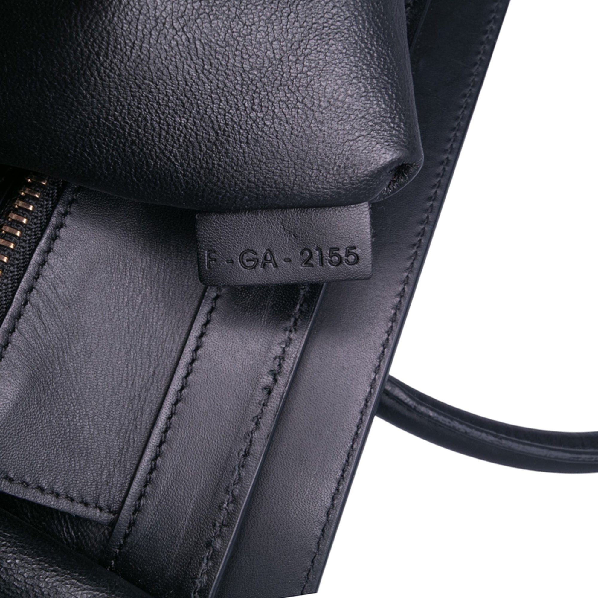 Micro Tricolor Felt Wool and Calfskin Luggage Tote