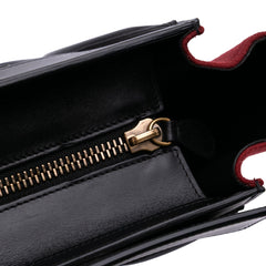 Micro Tricolor Felt Wool and Calfskin Luggage Tote