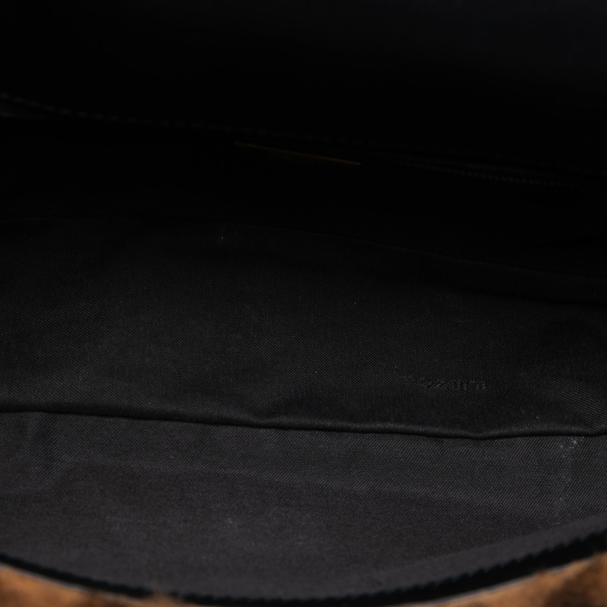 Medium Zucca Shearling Baguette Satchel