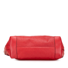 Small Diamante Leather Craft Tote