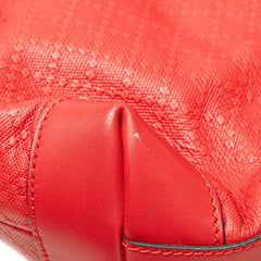 Small Diamante Leather Craft Tote