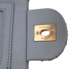 Jumbo Quilted Calfskin Triple Stitched Flap
