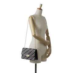 Darley Striped Leather Crossbody Bag_8