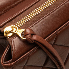 Jumbo XL Quilted Lambskin Flap Backpack