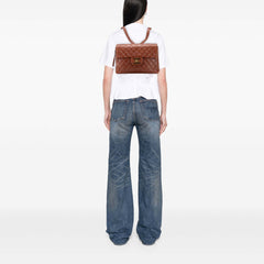 Jumbo XL Quilted Lambskin Flap Backpack