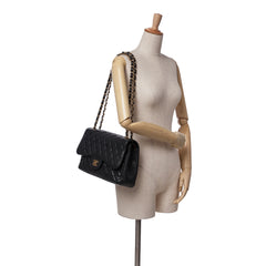 Jumbo Classic Caviar Double Flap