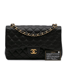 Jumbo Classic Caviar Double Flap