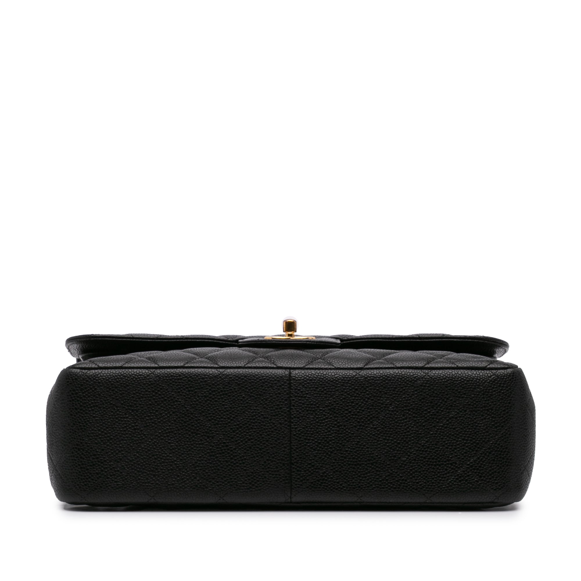 Jumbo Classic Caviar Double Flap