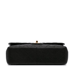 Jumbo Classic Caviar Double Flap