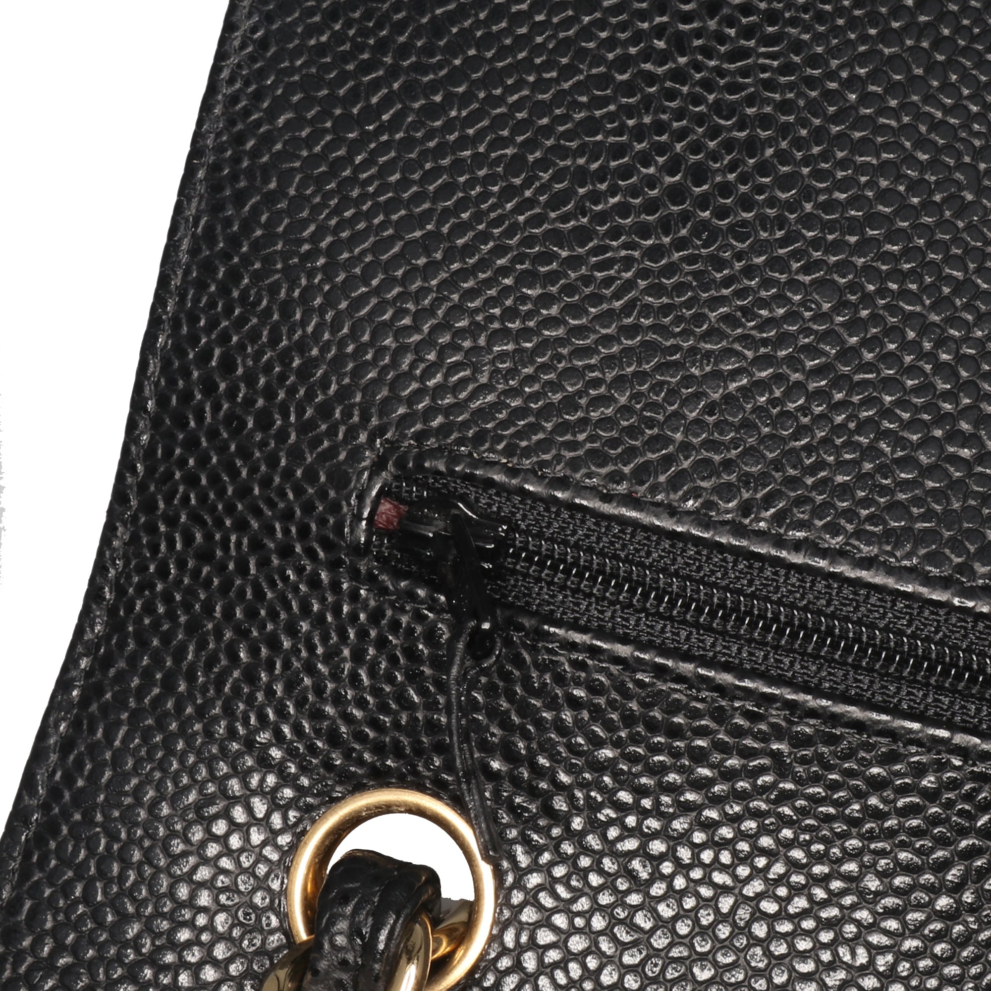 Jumbo Classic Caviar Double Flap