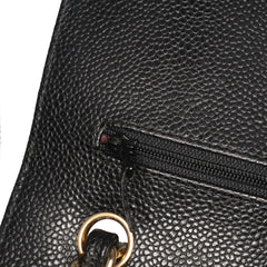 Jumbo Classic Caviar Double Flap