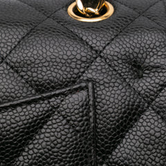 Jumbo Classic Caviar Double Flap